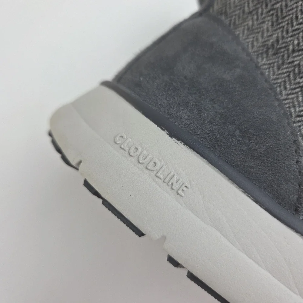 Eddie Bauer Atlas Cloudline Chukka Boots Womens‎ 9.5 Gray Suede Outdoor